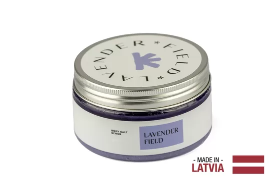 GREENUM Солевой скраб для тела LAVENDER FIELD, 320 г